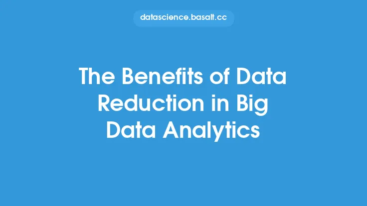 The Benefits of Data Reduction in Big Data Analytics Thumbnail