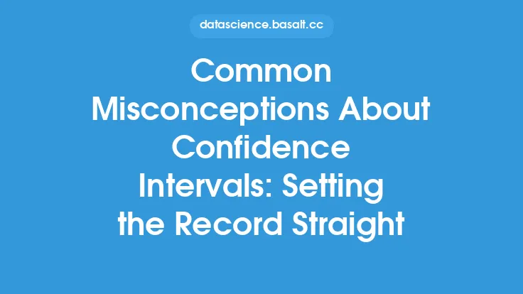 Common Misconceptions About Confidence Intervals: Setting the Record Straight Thumbnail