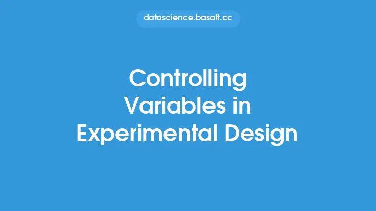 Controlling Variables in Experimental Design Thumbnail
