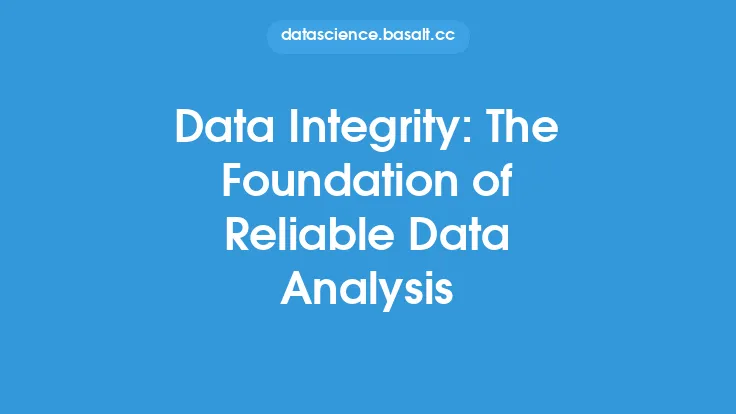 Data Integrity: The Foundation of Reliable Data Analysis Thumbnail