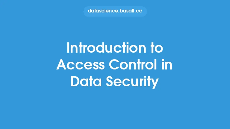 Introduction to Access Control in Data Security Thumbnail
