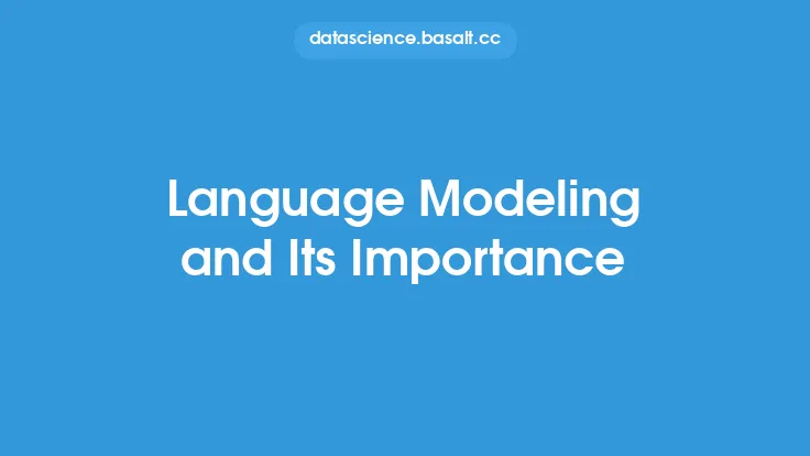 Language Modeling and Its Importance Thumbnail