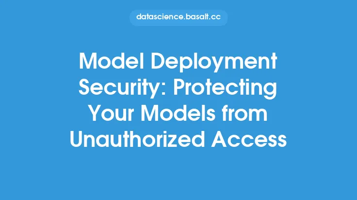 Model Deployment Security: Protecting Your Models from Unauthorized Access Thumbnail