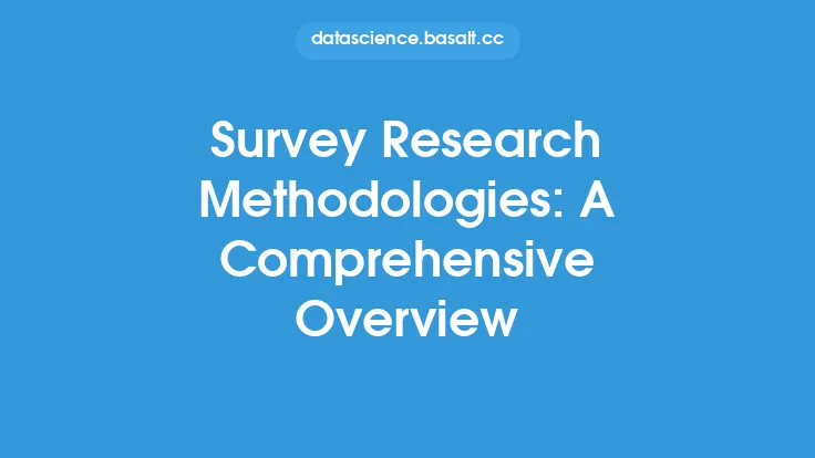 Survey Research Methodologies: A Comprehensive Overview Thumbnail